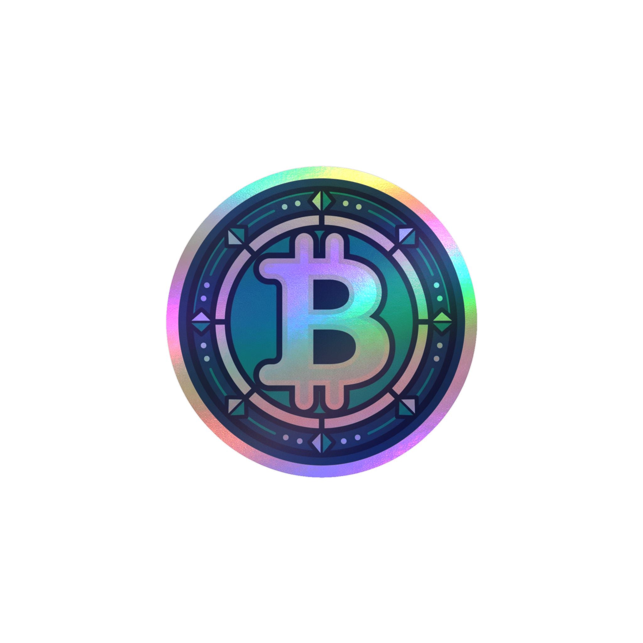 Bitcoin Holographic Kiss-Cut Vinyl Decals