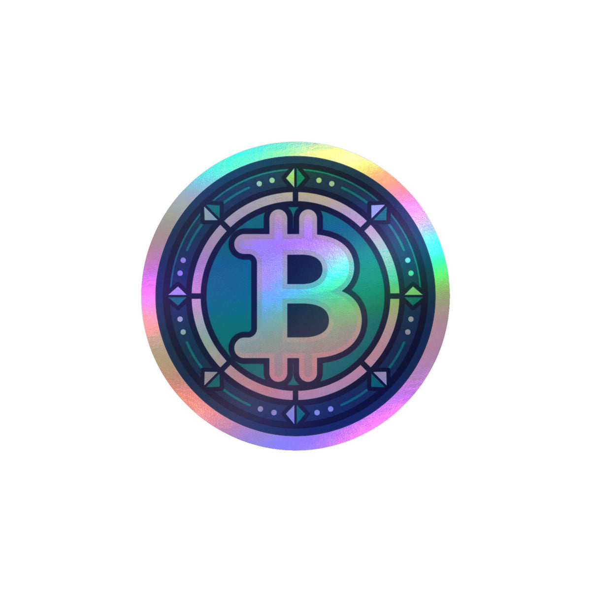 Bitcoin Holographic Kiss-Cut Vinyl Decals