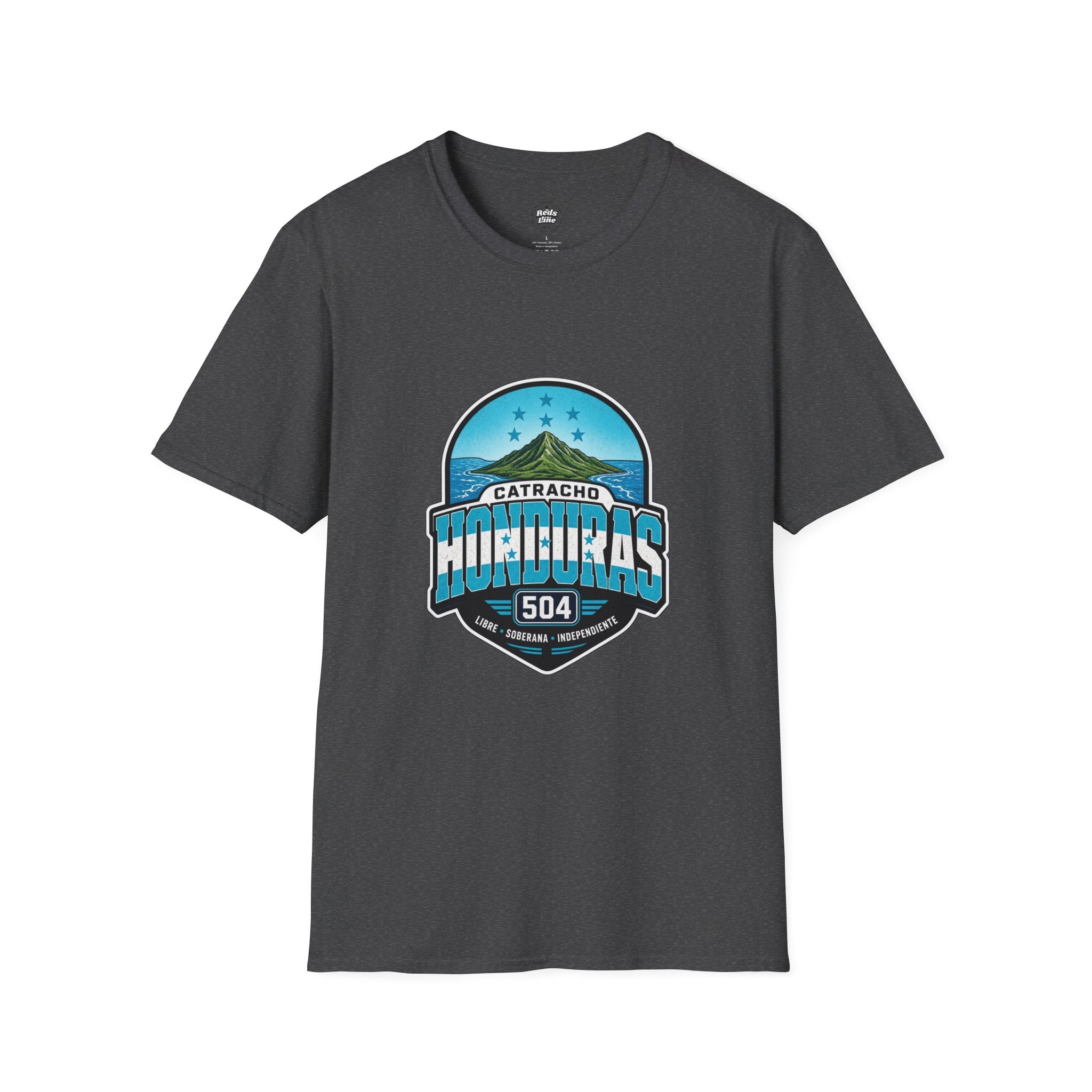 Honduras Catracho Graphic T‑Shirt — 504 Patriotic Honduras Travel Tee