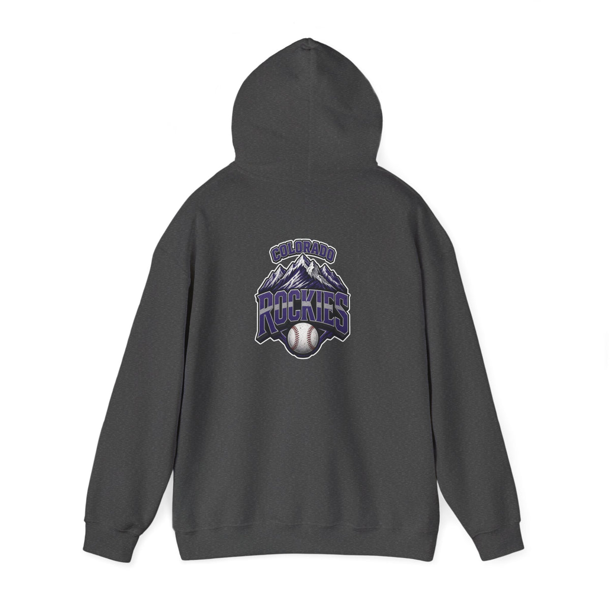 Rockies Mountain Baseball Hoodie — Vintage Mountain Logo Pullover