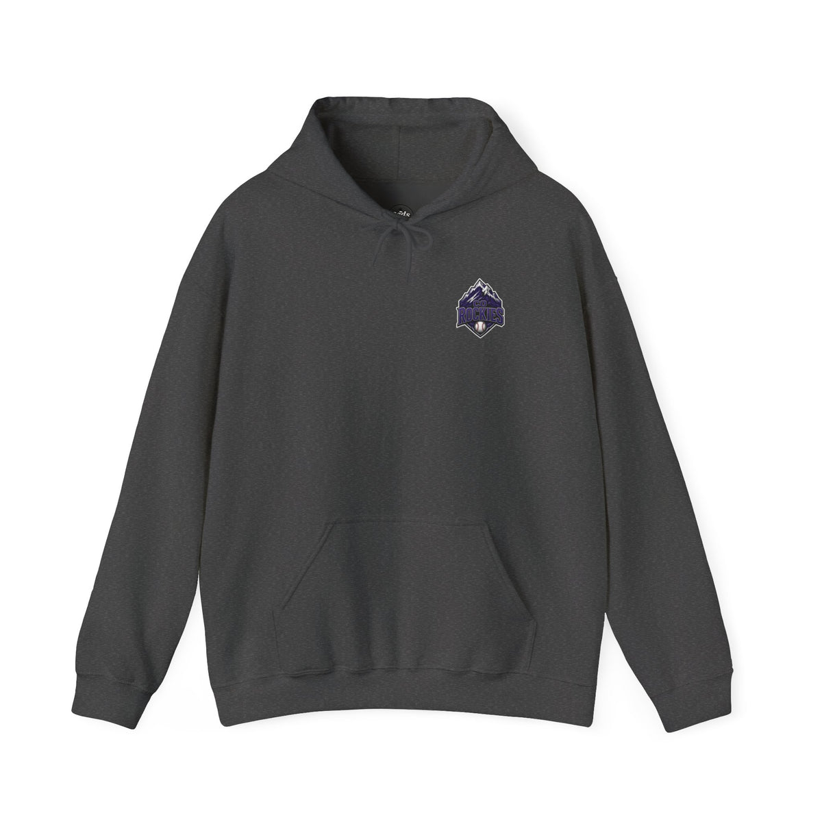 Rockies Mountain Baseball Hoodie — Vintage Mountain Logo Pullover