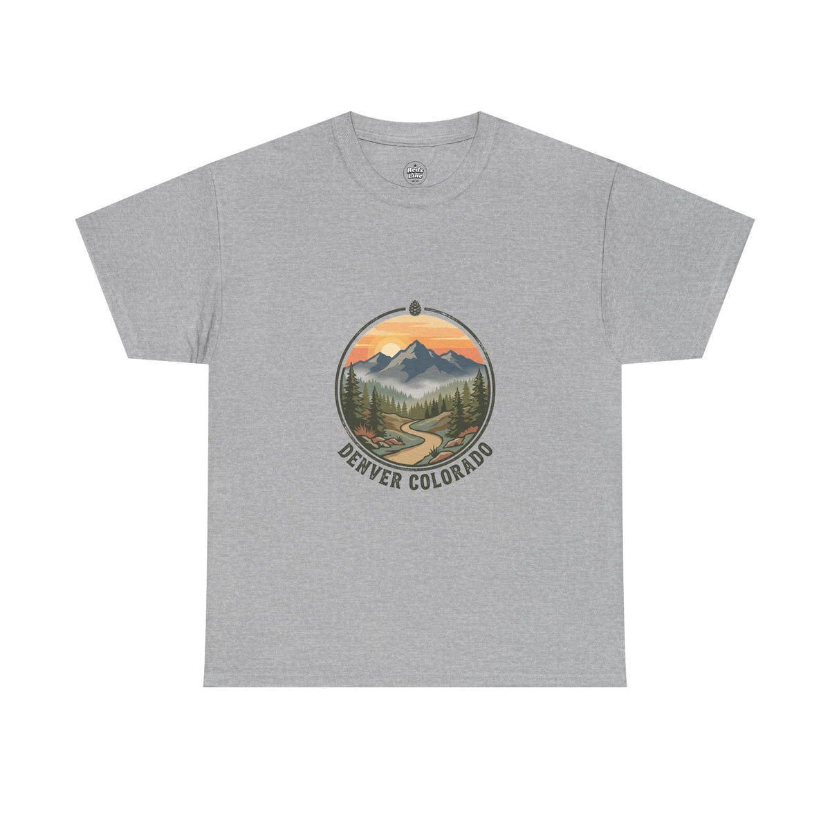 Denver Colorado Mountain Sunset Tee
