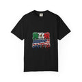 Mexican American Flag Drip T-Shirt