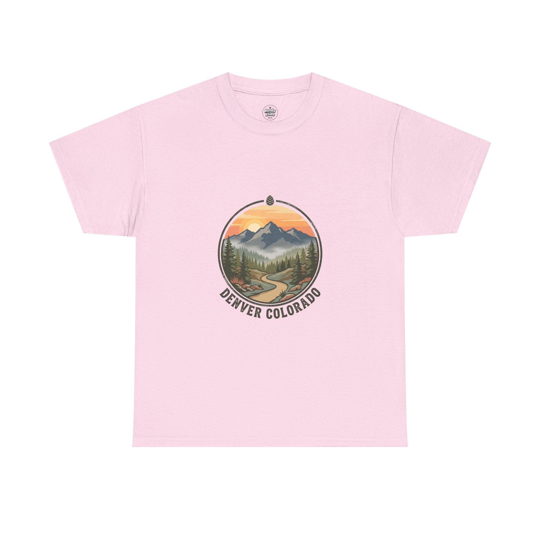Denver Colorado Mountain Sunset Tee