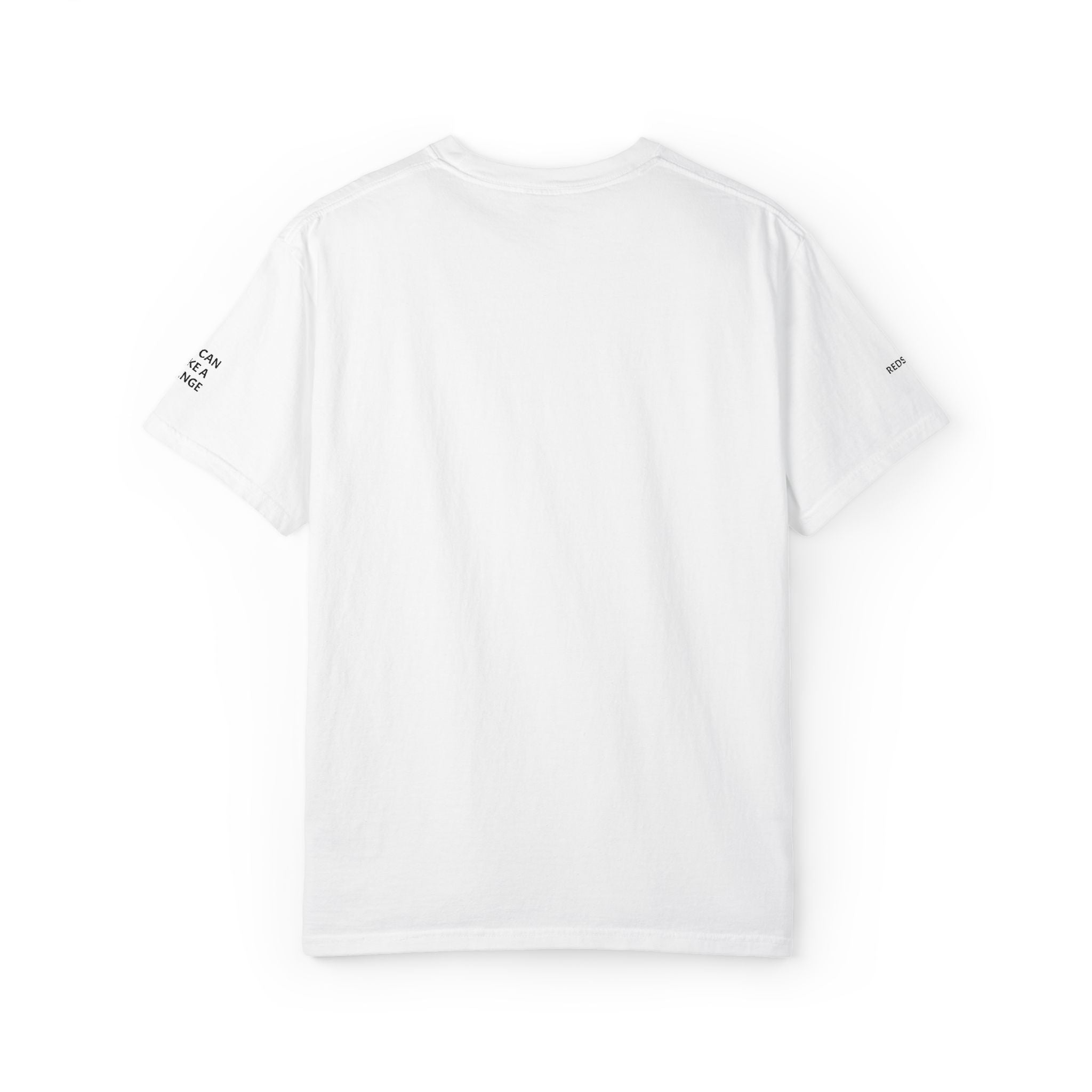 Sober & Saved Tee — Faith-Inspired White Garment-Dyed T-Shirt