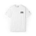 Sober & Saved Tee — Faith-Inspired White Garment-Dyed T-Shirt