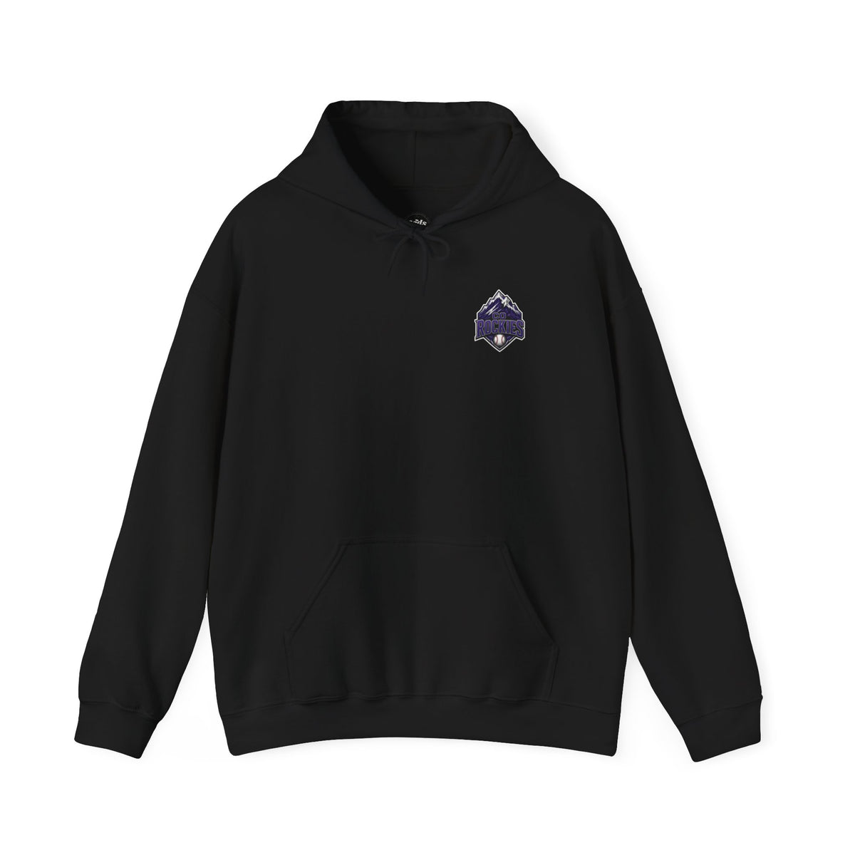 Rockies Mountain Baseball Hoodie — Vintage Mountain Logo Pullover