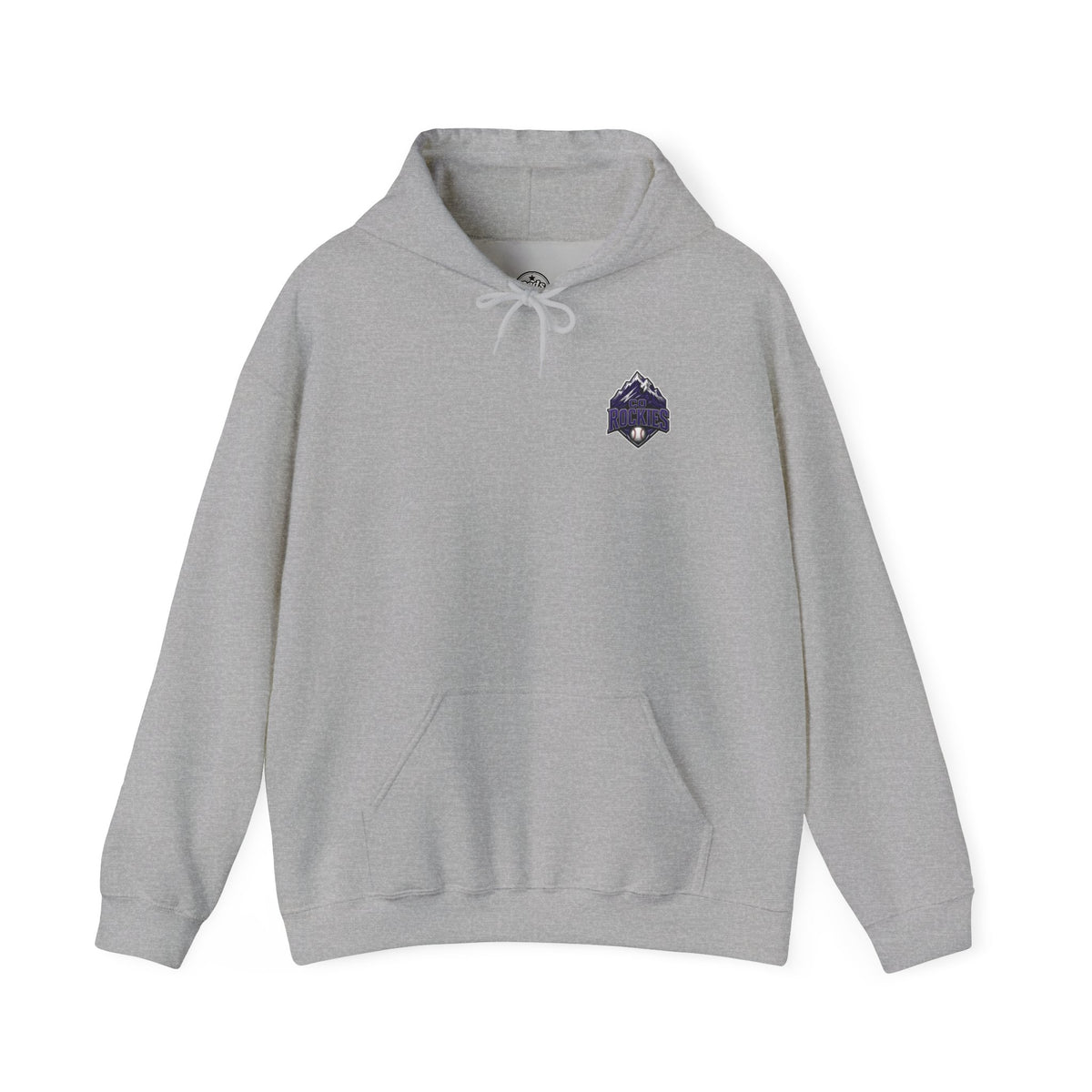 Rockies Mountain Baseball Hoodie — Vintage Mountain Logo Pullover