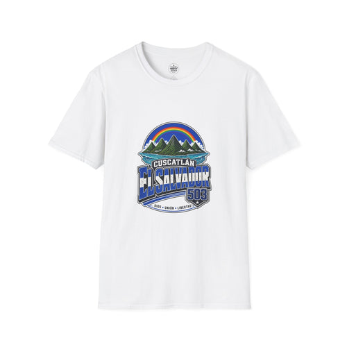 El Salvador Cuscatlán Retro Mountain T-Shirt