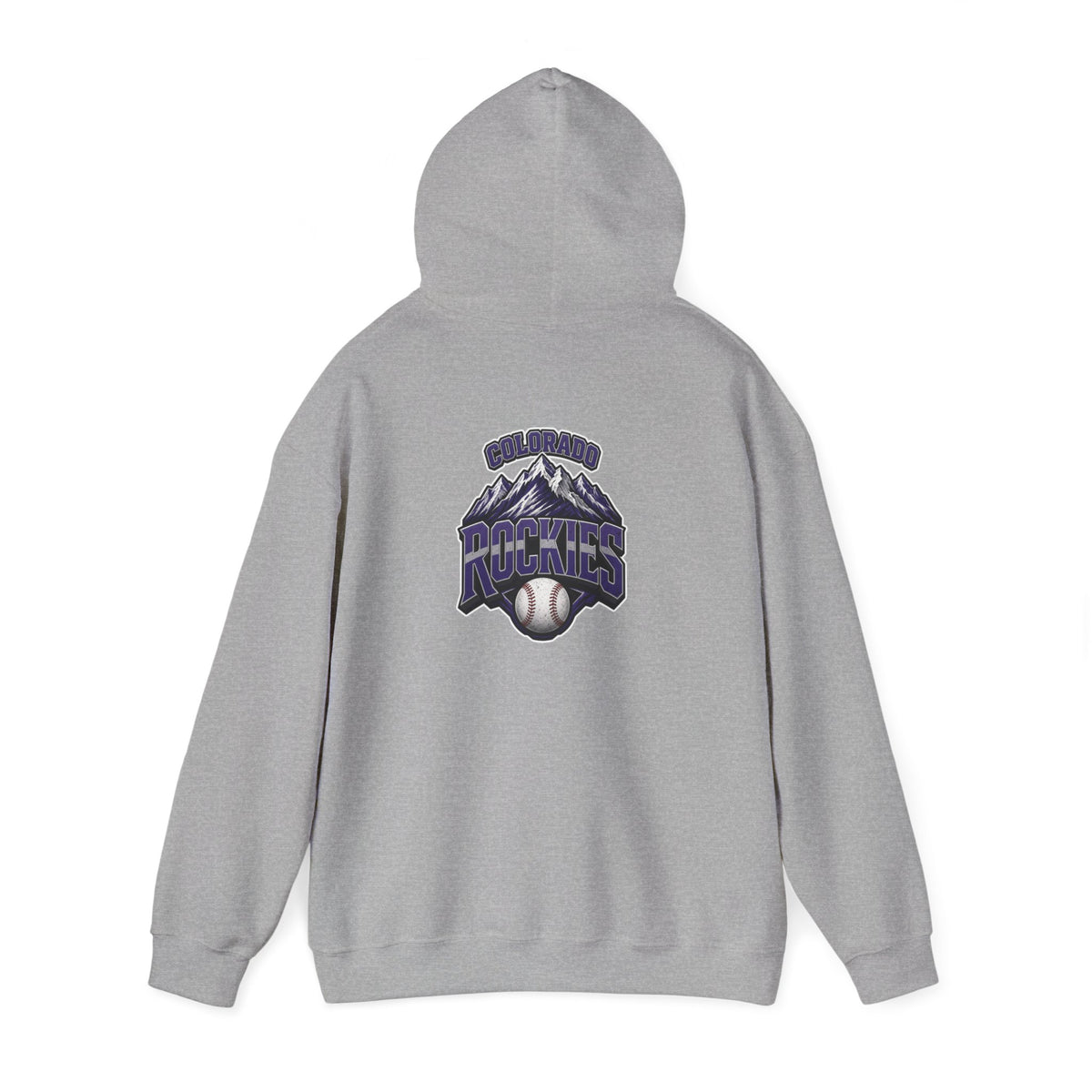 Rockies Mountain Baseball Hoodie — Vintage Mountain Logo Pullover