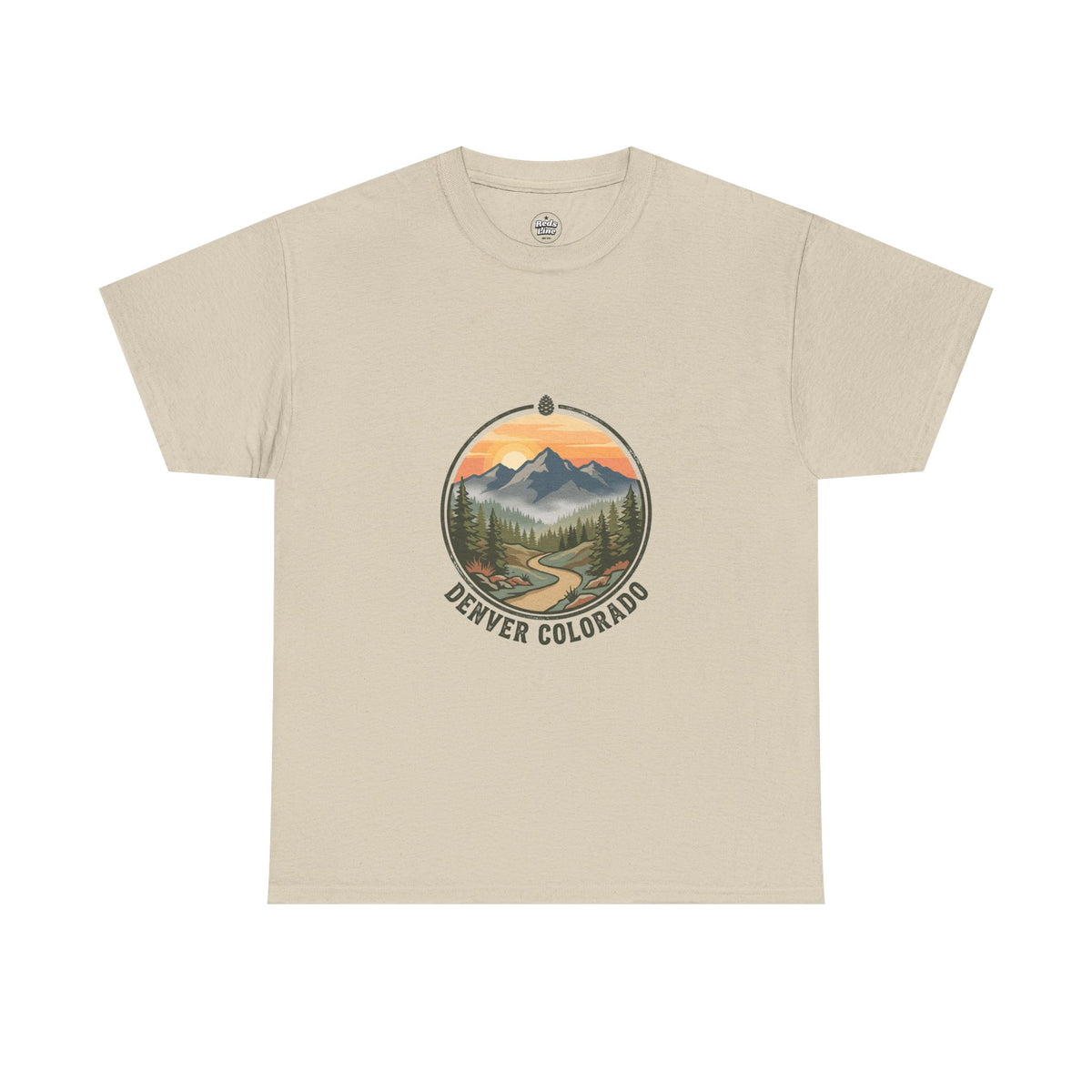 Denver Colorado Mountain Sunset Tee