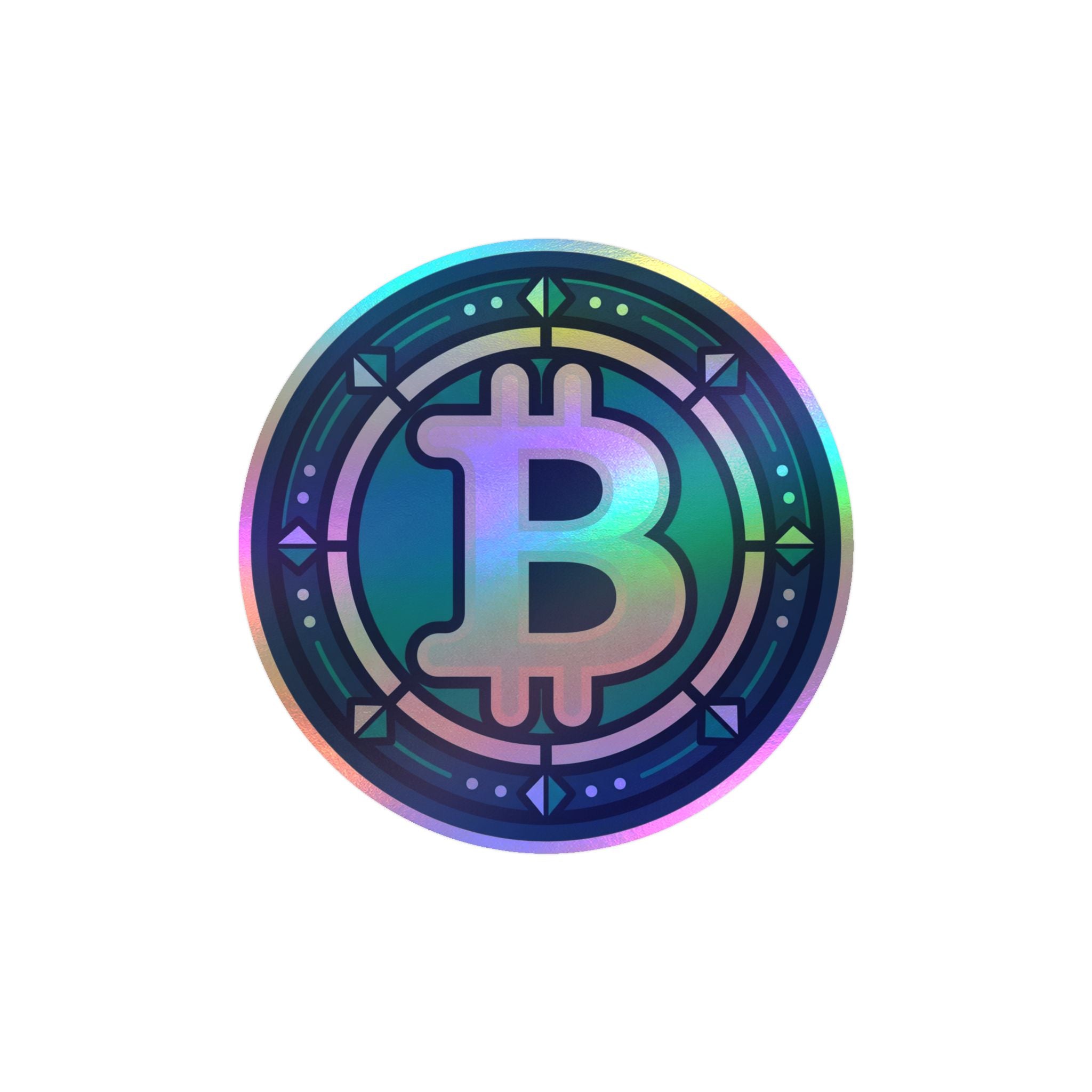 Bitcoin Holographic Kiss-Cut Vinyl Decals