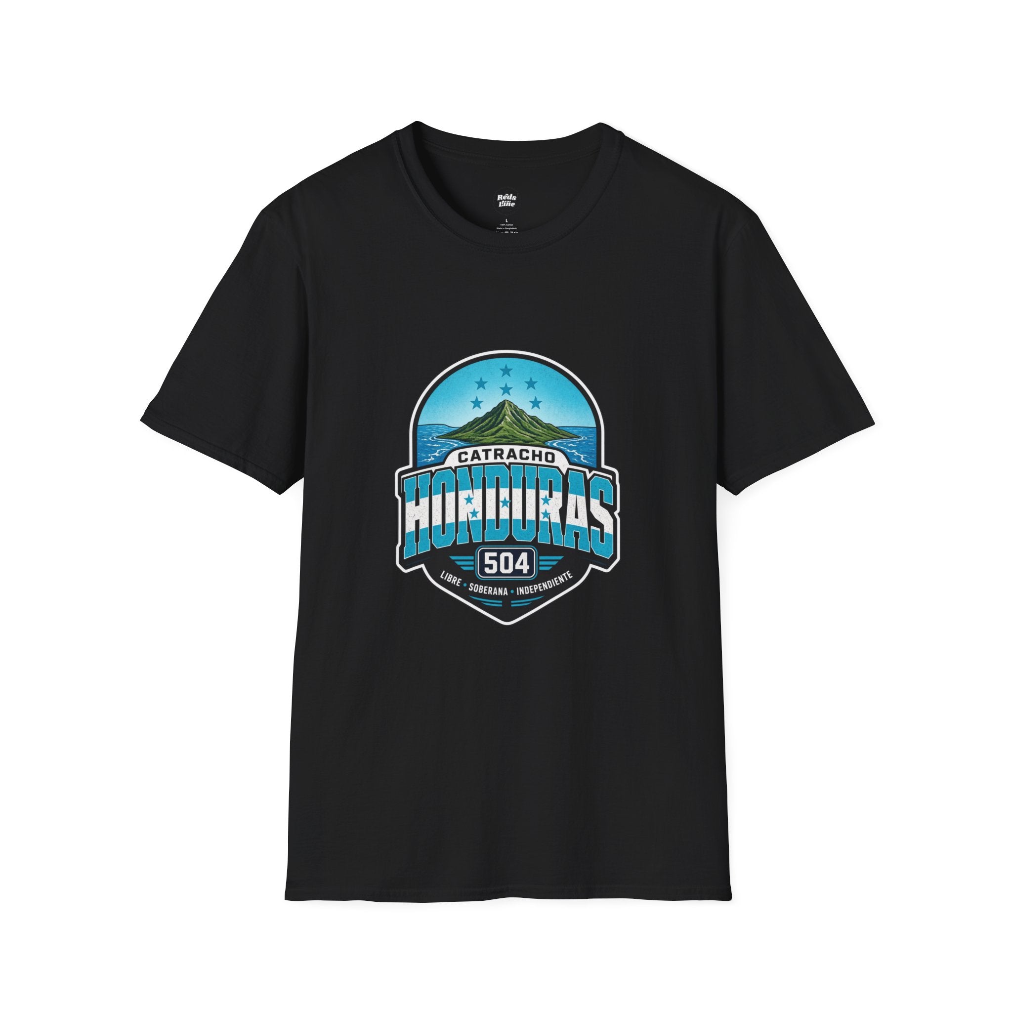 Honduras Catracho Graphic T‑Shirt — 504 Patriotic Honduras Travel Tee