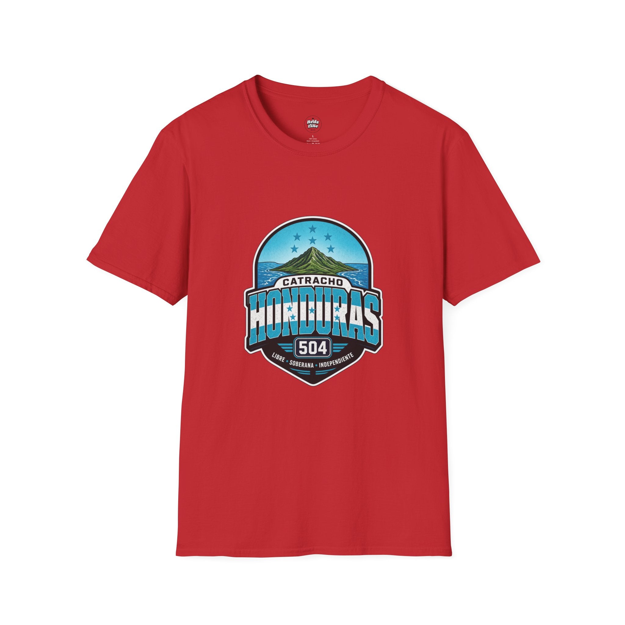 Honduras Catracho Graphic T‑Shirt — 504 Patriotic Honduras Travel Tee