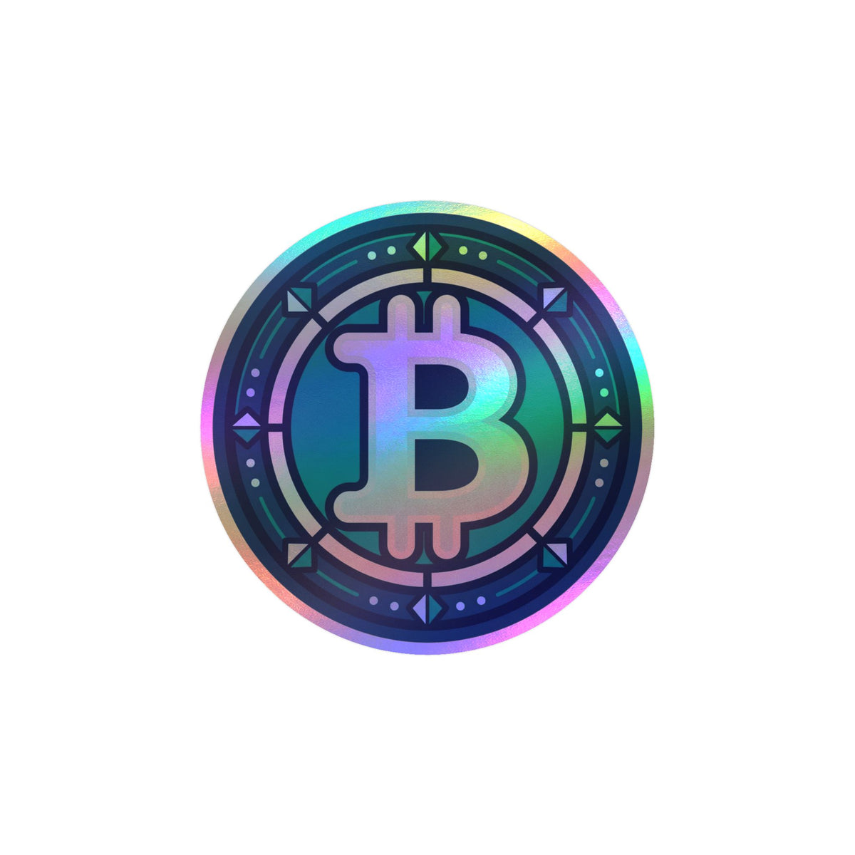 Bitcoin Holographic Kiss-Cut Vinyl Decals