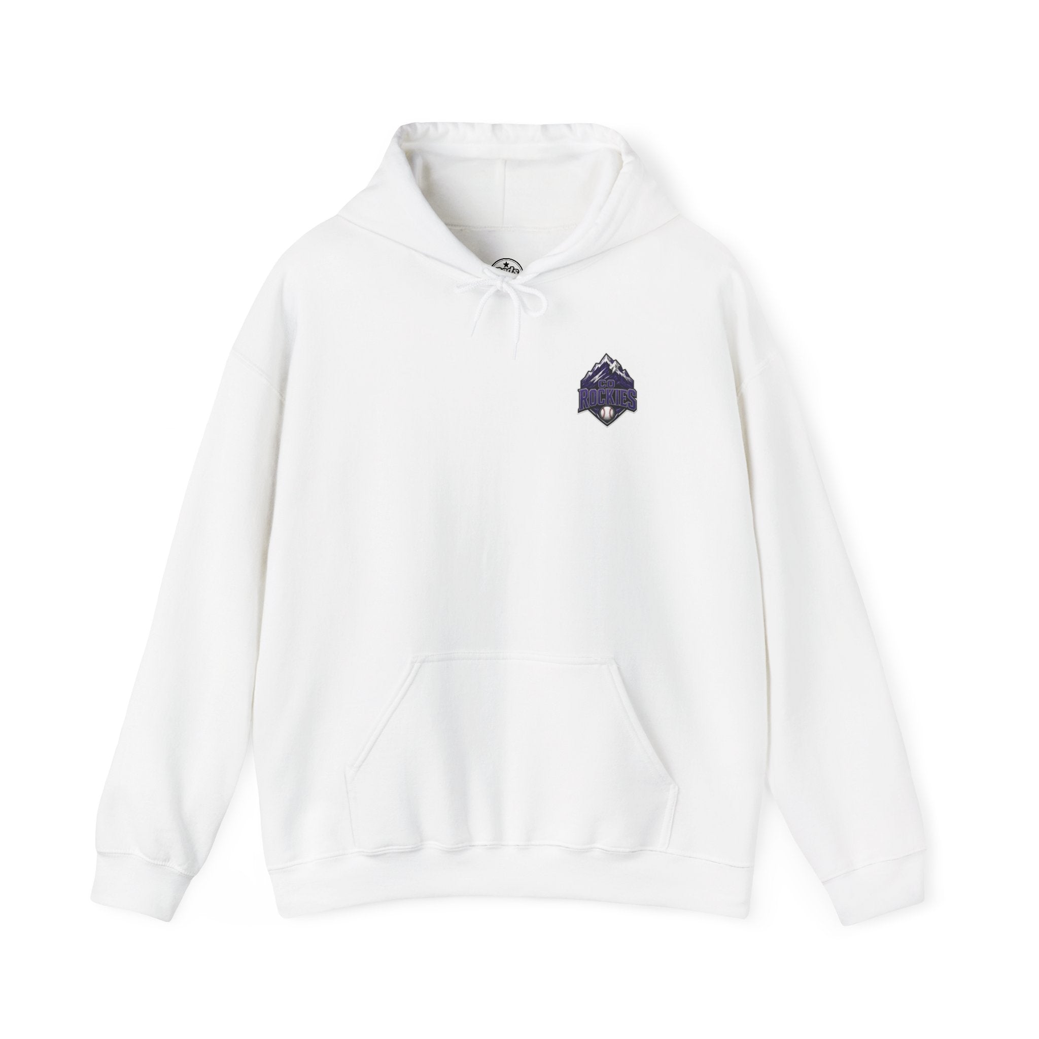 Rockies Mountain Baseball Hoodie — Vintage Mountain Logo Pullover